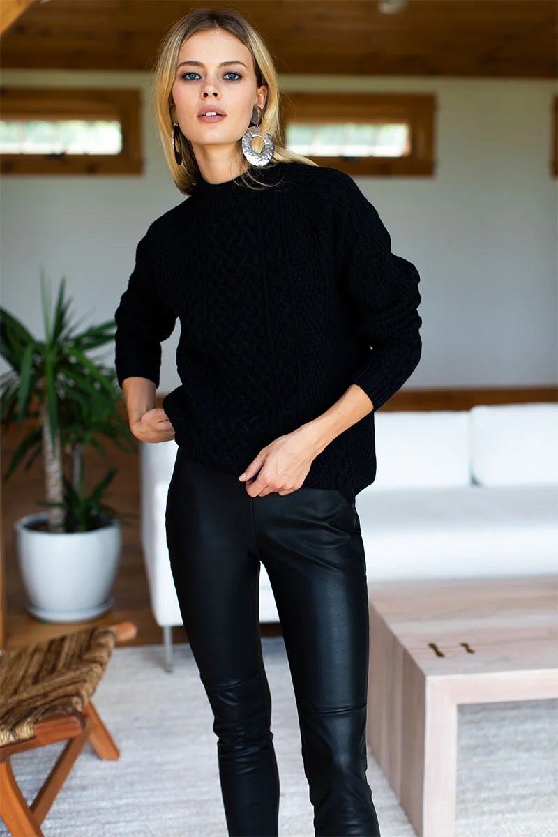 Eimee Handmade Black Leather Pants for Men Real Leather Leggings