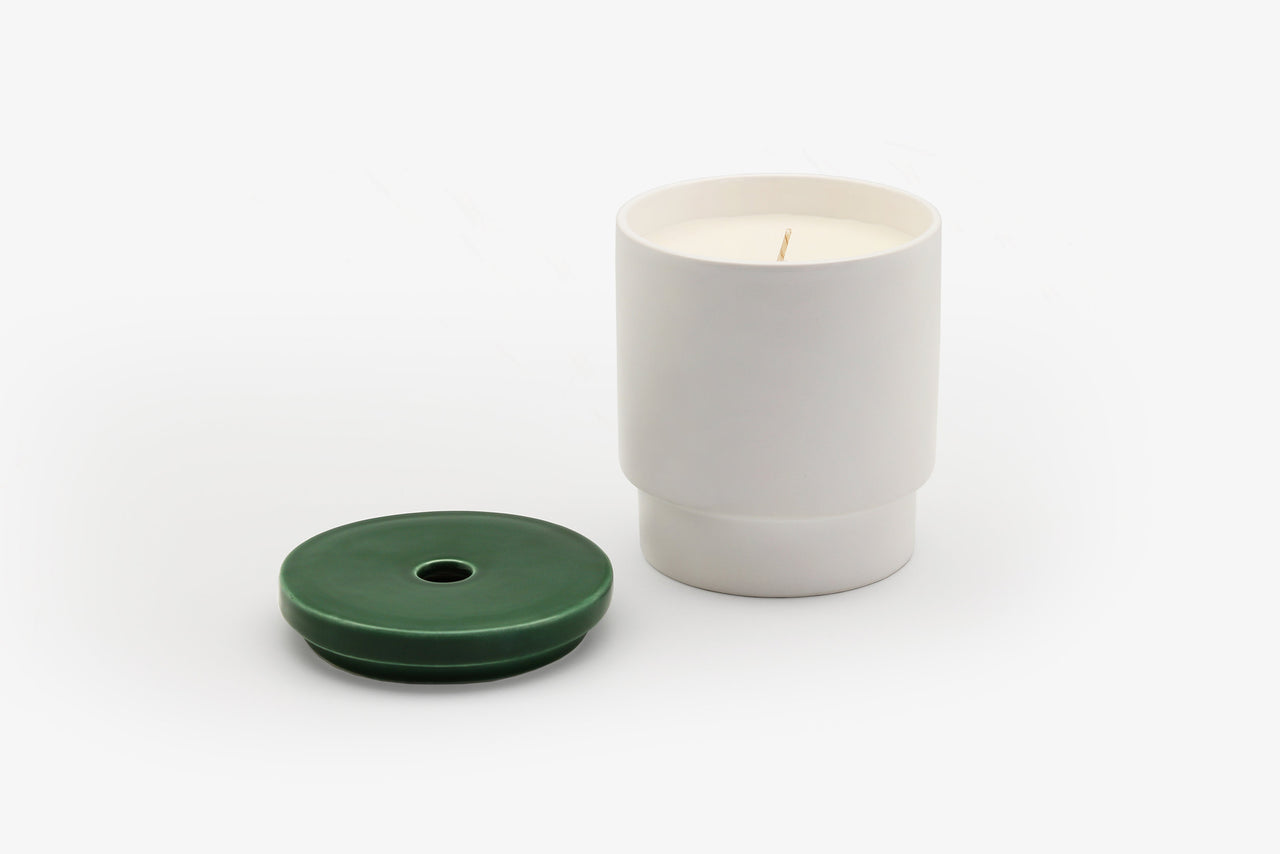 NIGHT SPACE LARGE CANDLE - DARK GREEN