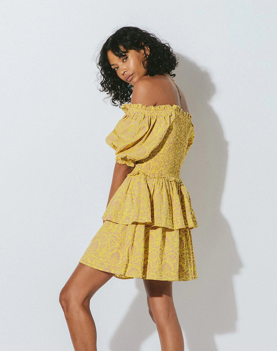 Mariele ruched tee mini top dress