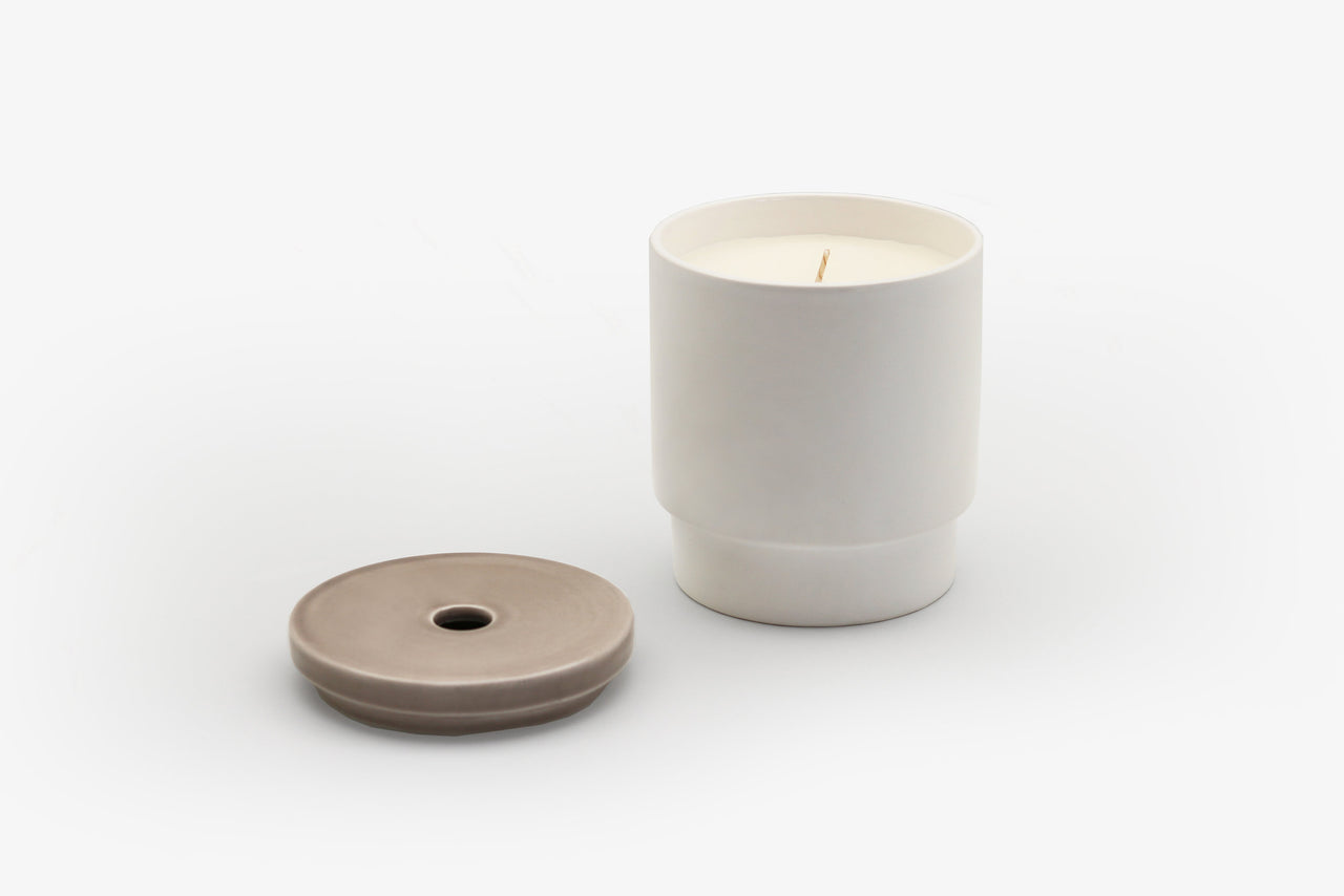 NIGHT SPACE LARGE CANDLE - TAUPE